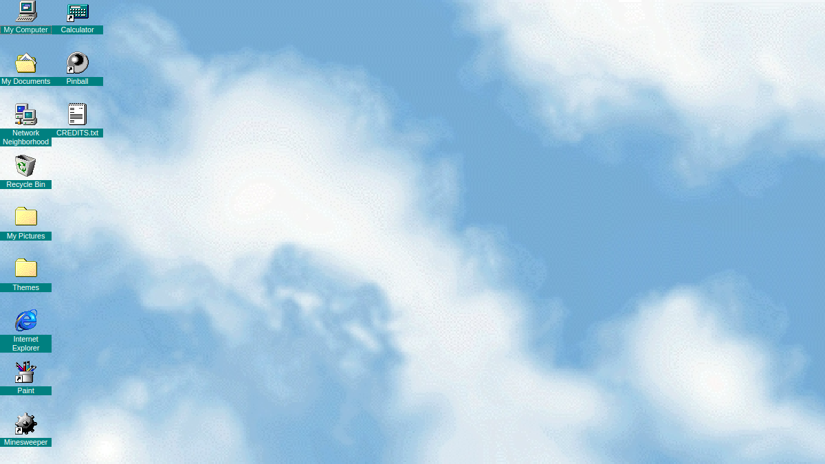 Screenshot von 98.js - Windows 98 Online