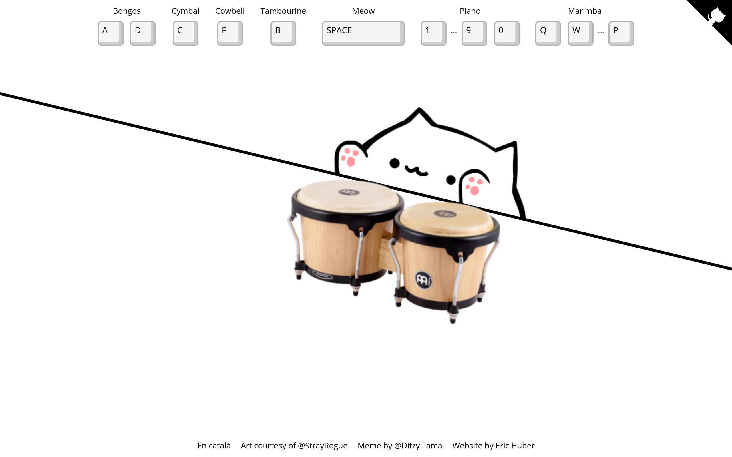 Screenshot von Bongo Cat