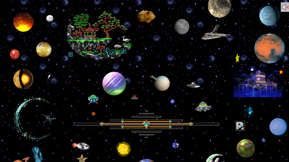 Screenshot von Cameron's World