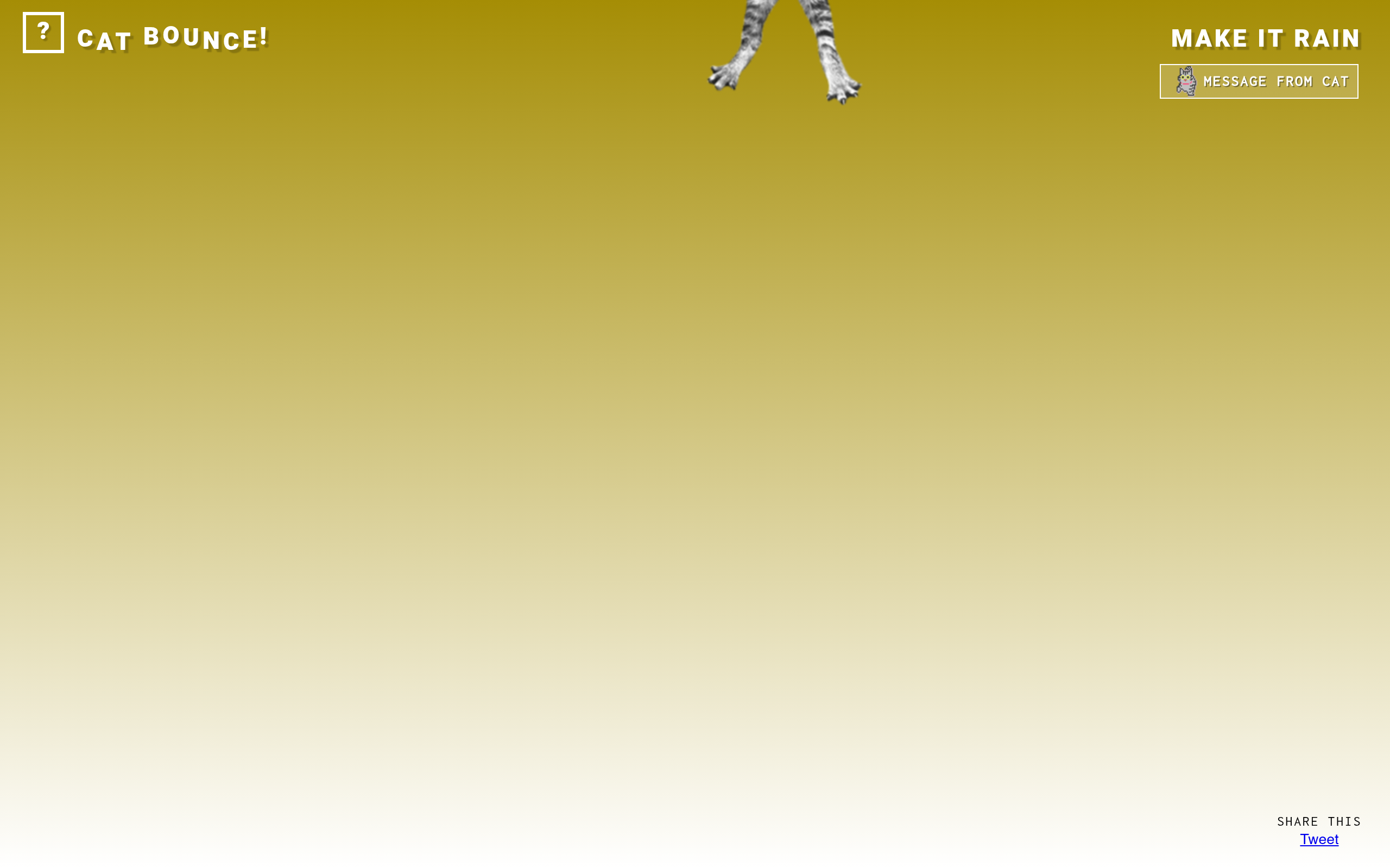 Screenshot von CAT BOUNCE!