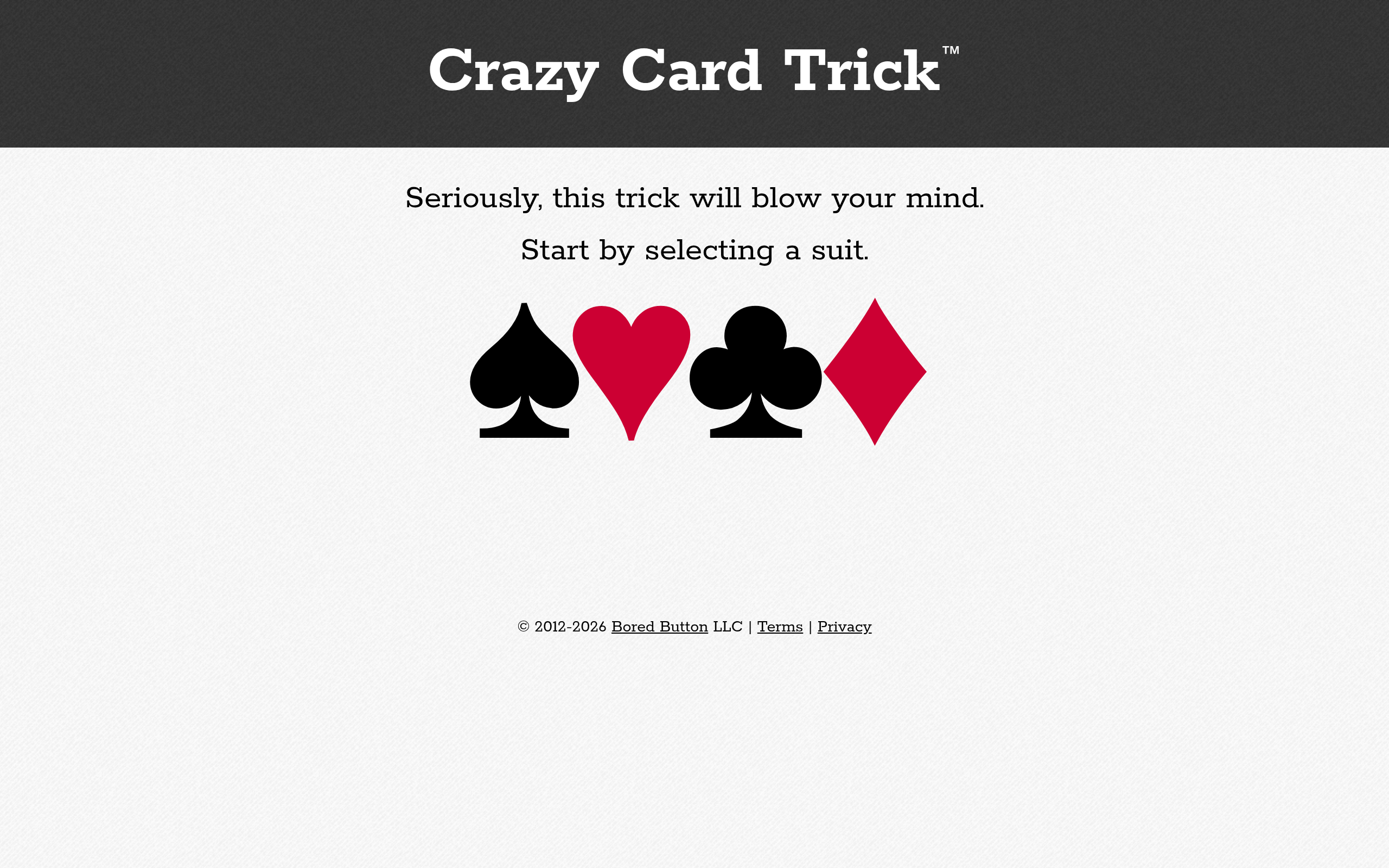 Screenshot von Crazy Card Trick