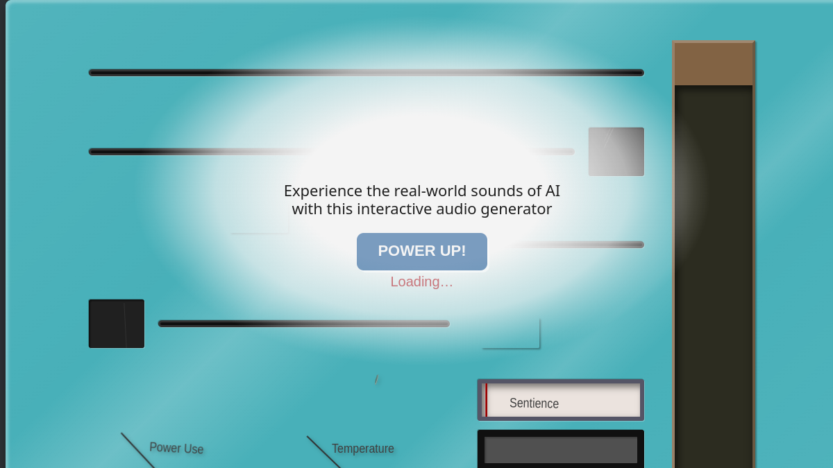 Screenshot von DataCenter.FM 🤖🔊 The sound of AI