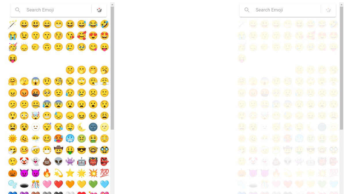 Screenshot von Emoji Kitchen