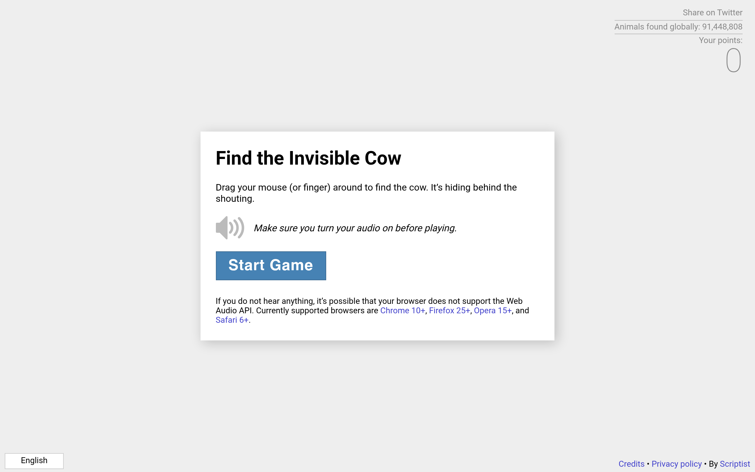 Screenshot von Find the Invisible Cow