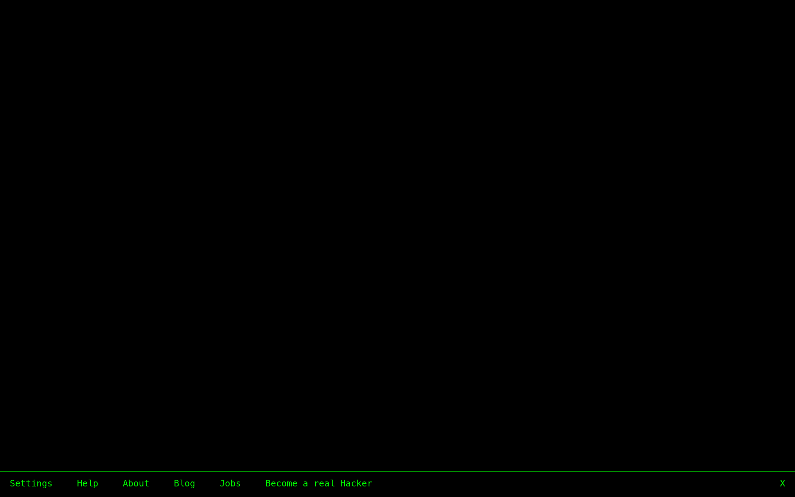 Screenshot von Hacker Typer