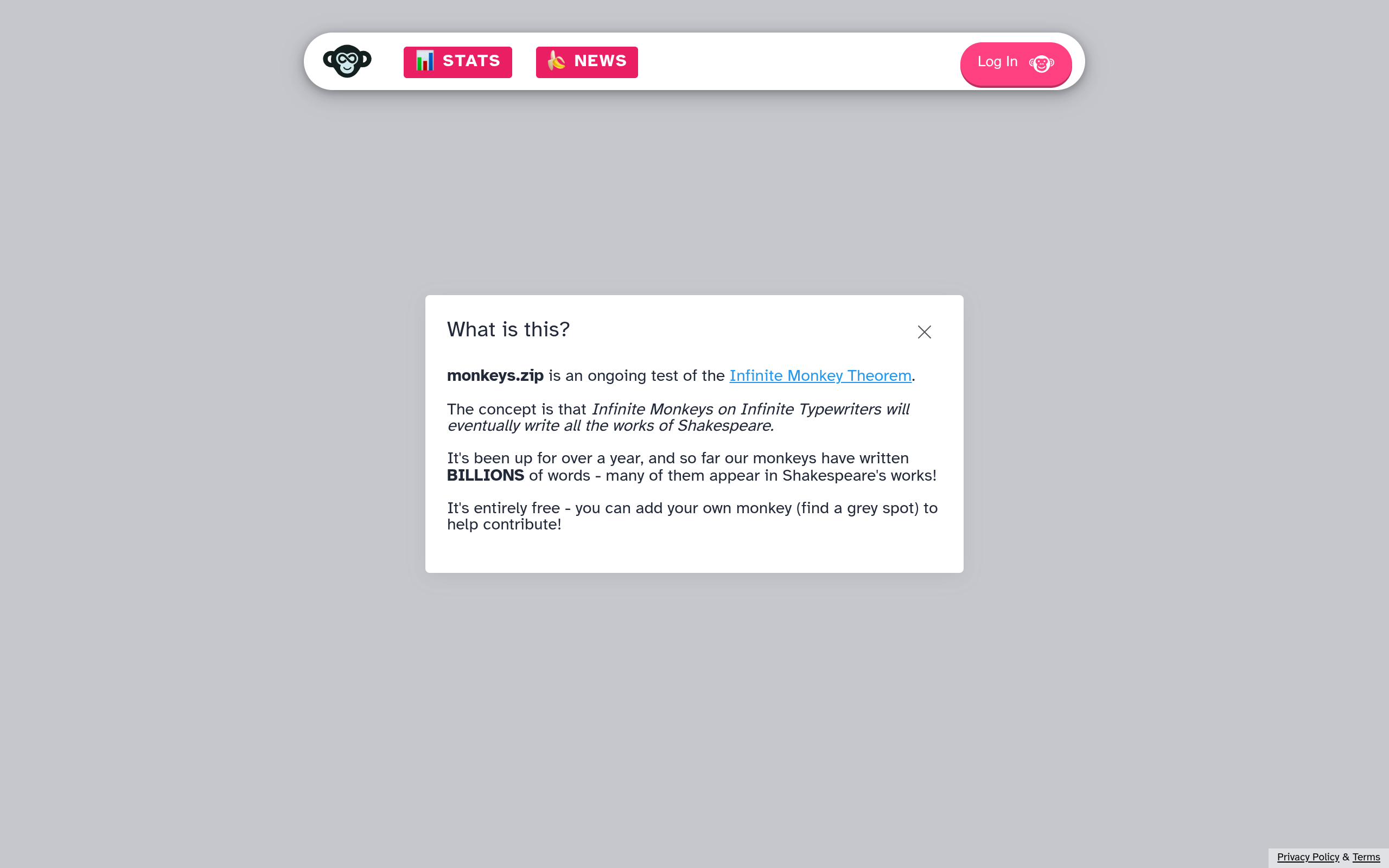 Screenshot von monkeys.zip