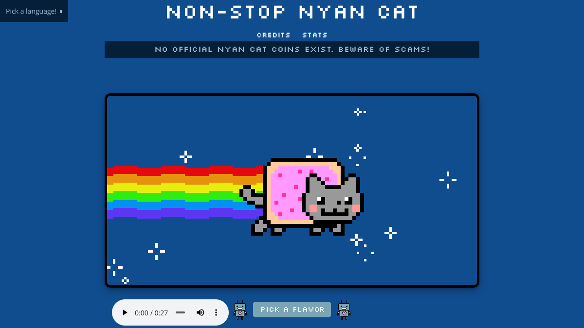 Screenshot von NYAN.CAT!