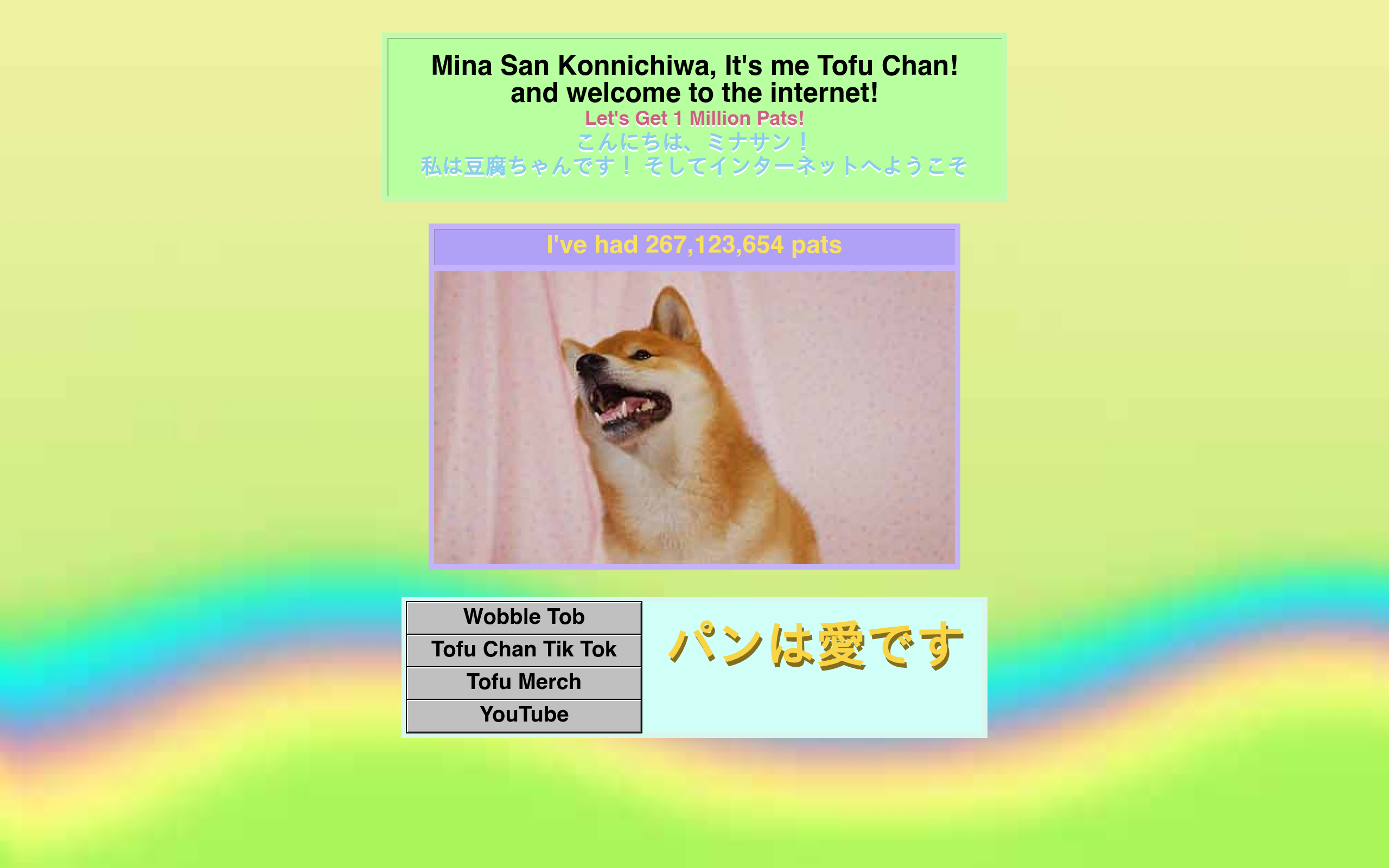Screenshot von One Million Patswww.onemillionpats.com