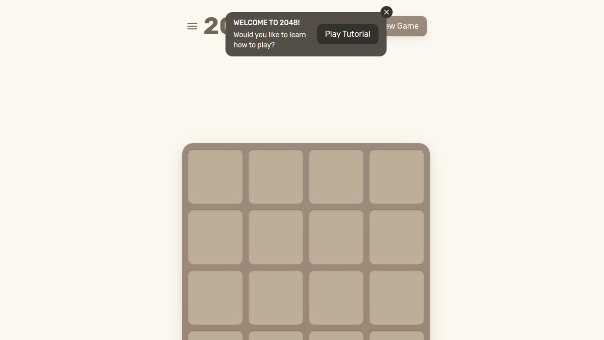 Screenshot von 2048 • Play the Free Online Game