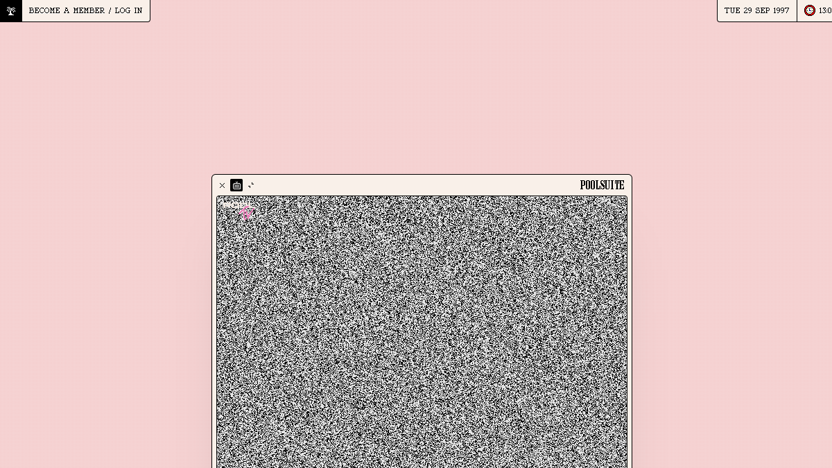 Screenshot von Poolsuite ☼