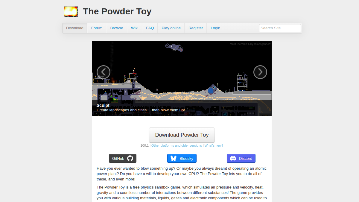 Screenshot von The Powder Toy - Download