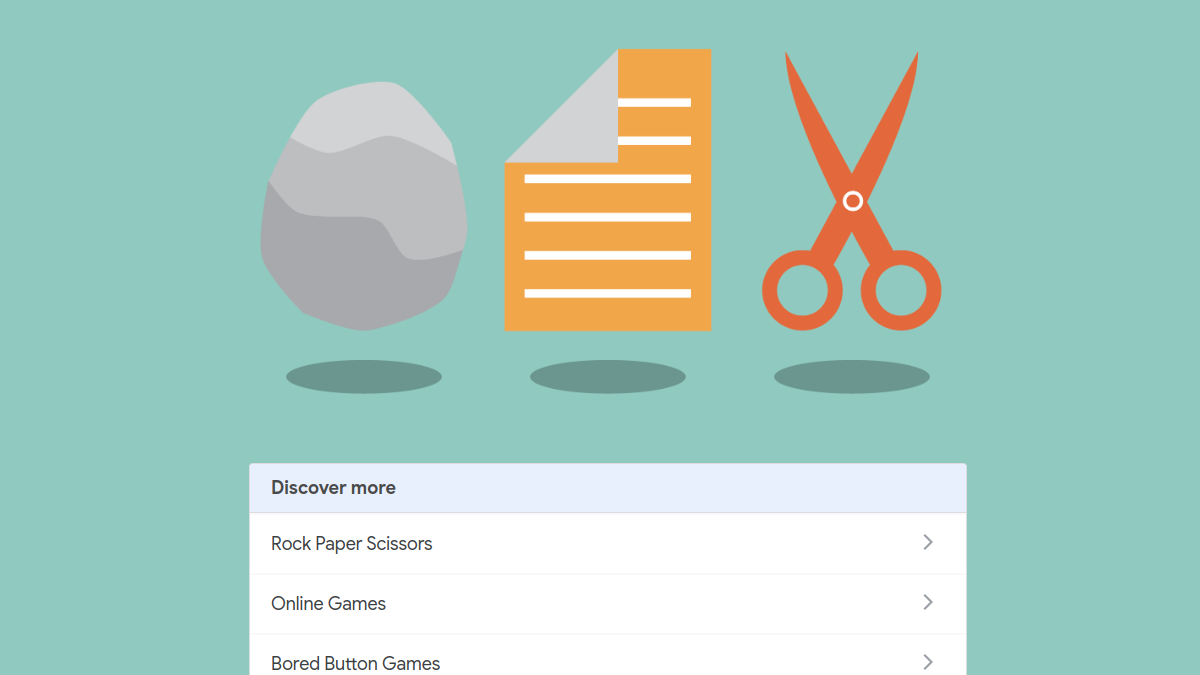 Screenshot von Rock-Paper-Scissors Game