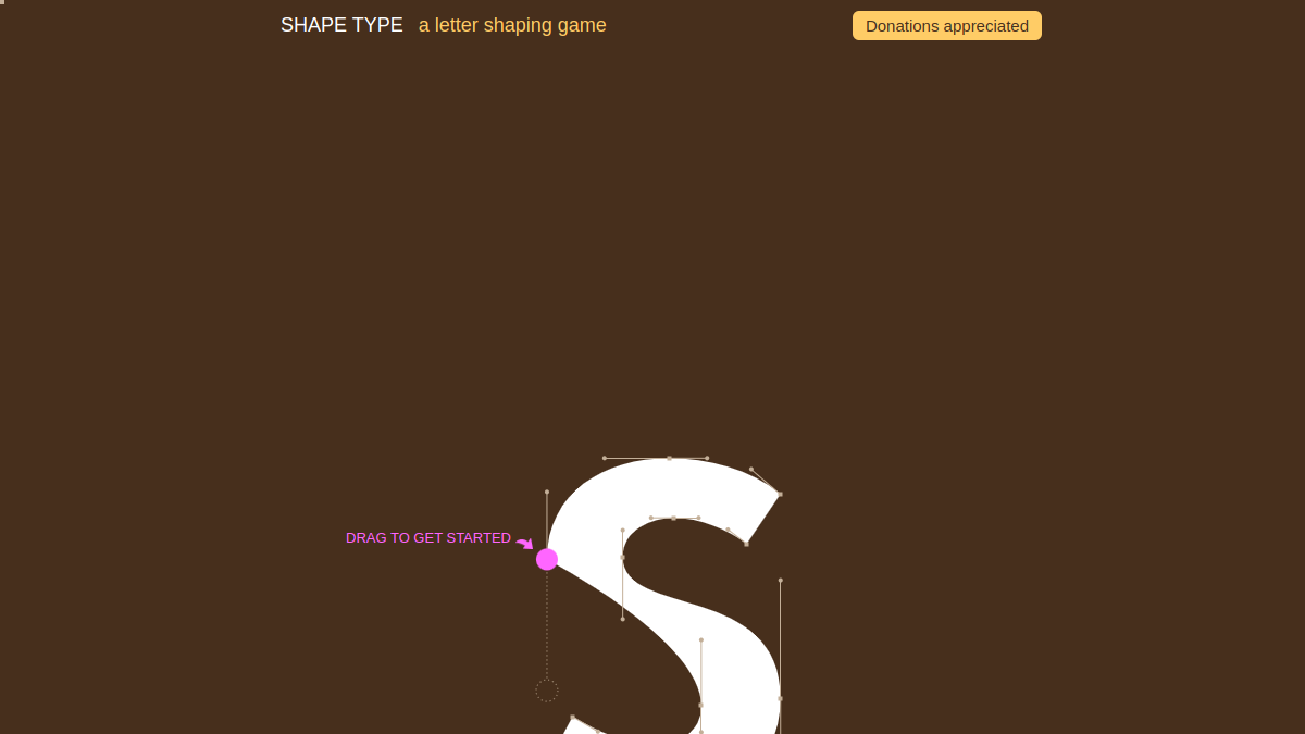 Screenshot von Shape Type