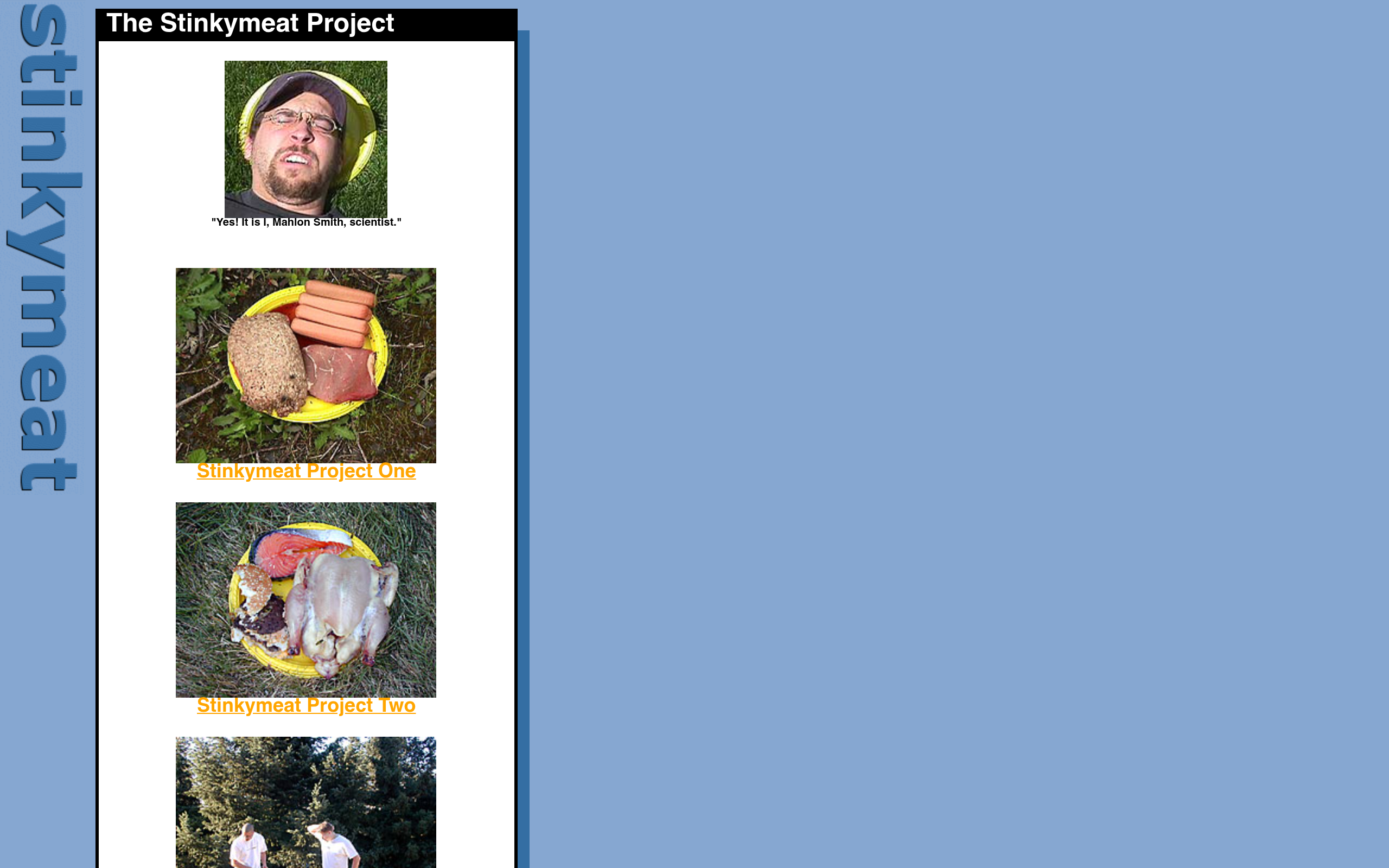 Screenshot von the stinkymeat project