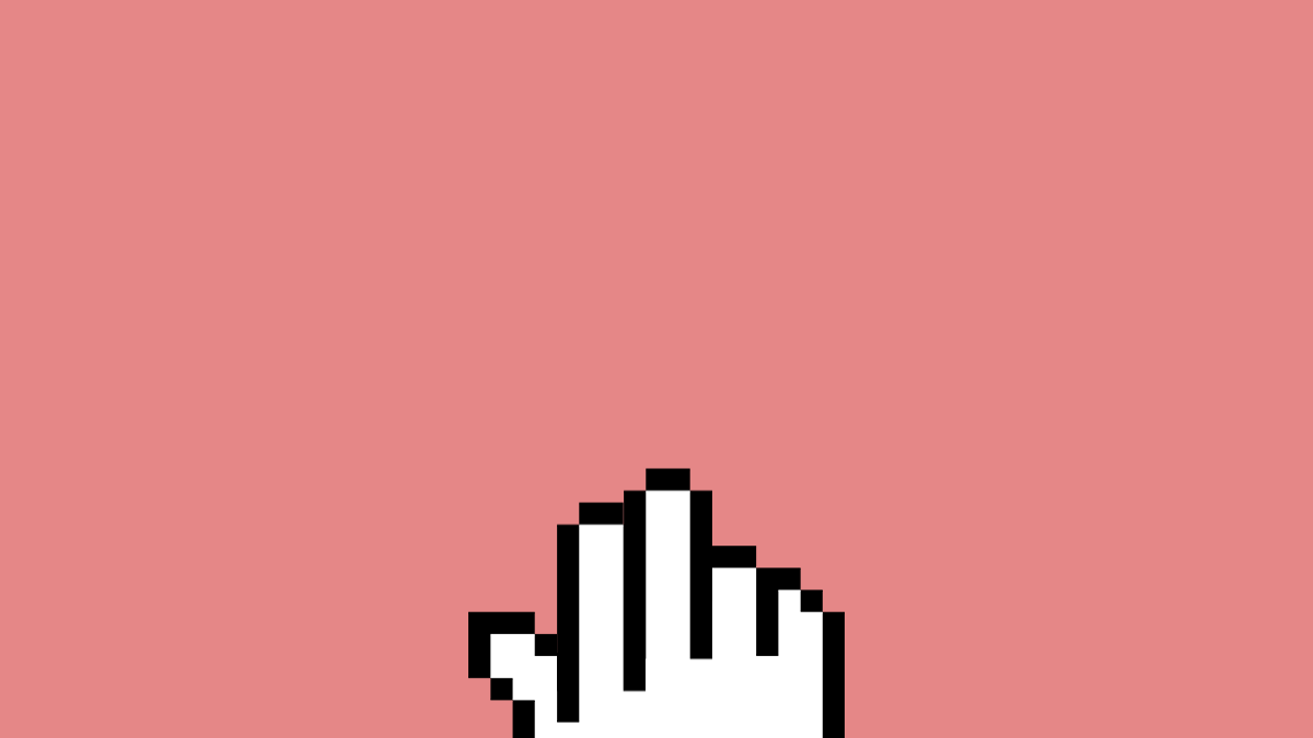 Screenshot von The finger, deal with it.