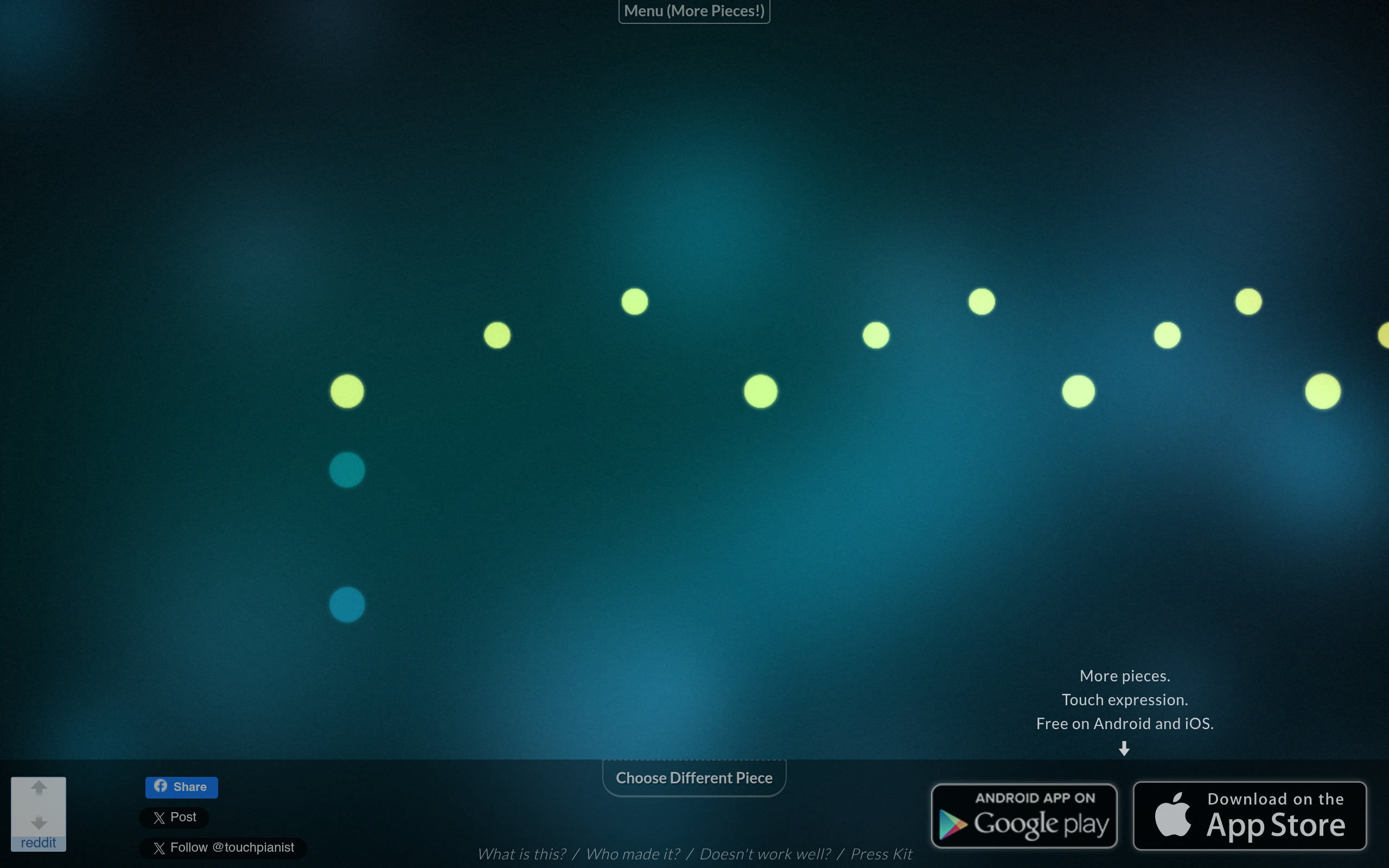 Screenshot von Touch Pianist - Tap in Rhythm and Perform Your Favourite Music