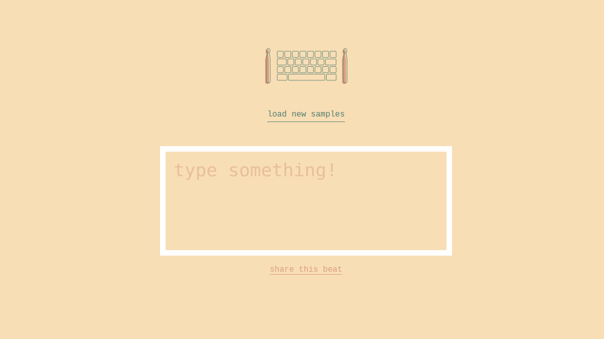 Screenshot von typedrummer