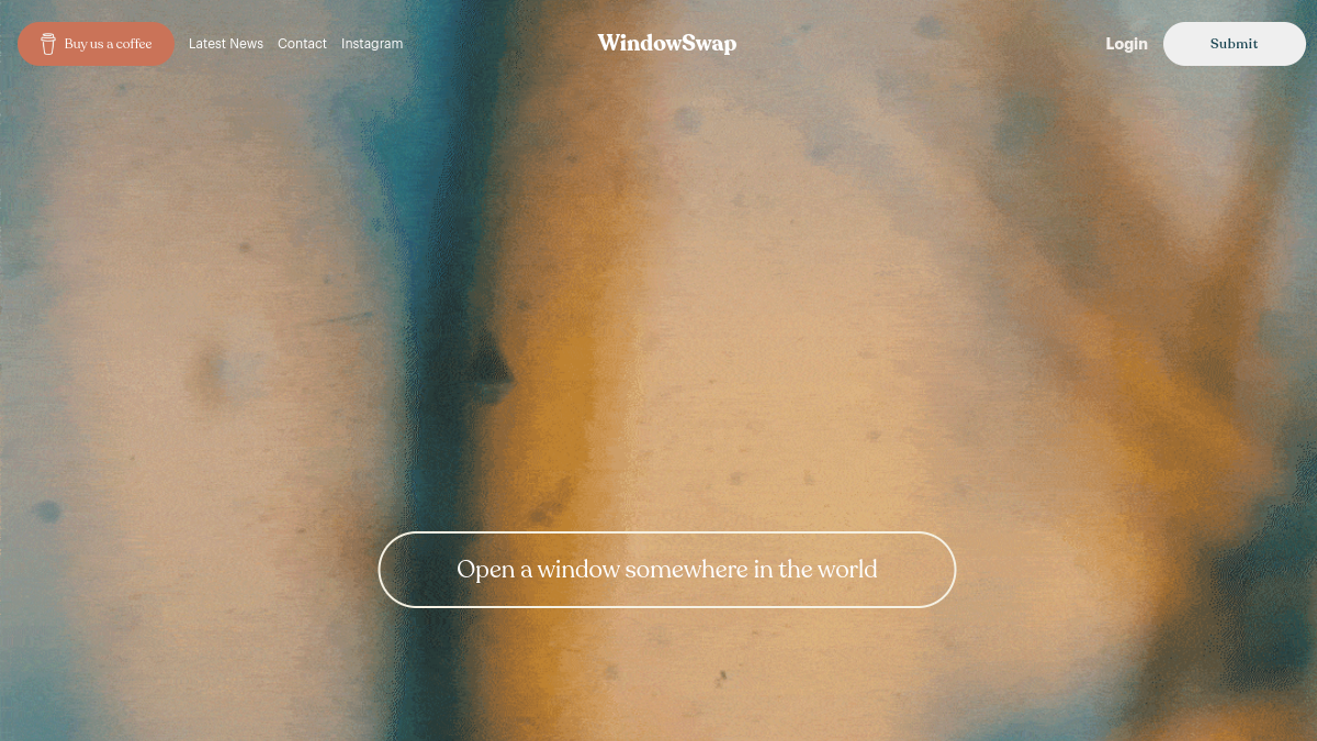 Screenshot von WindowSwap - the calmest place on the internet
