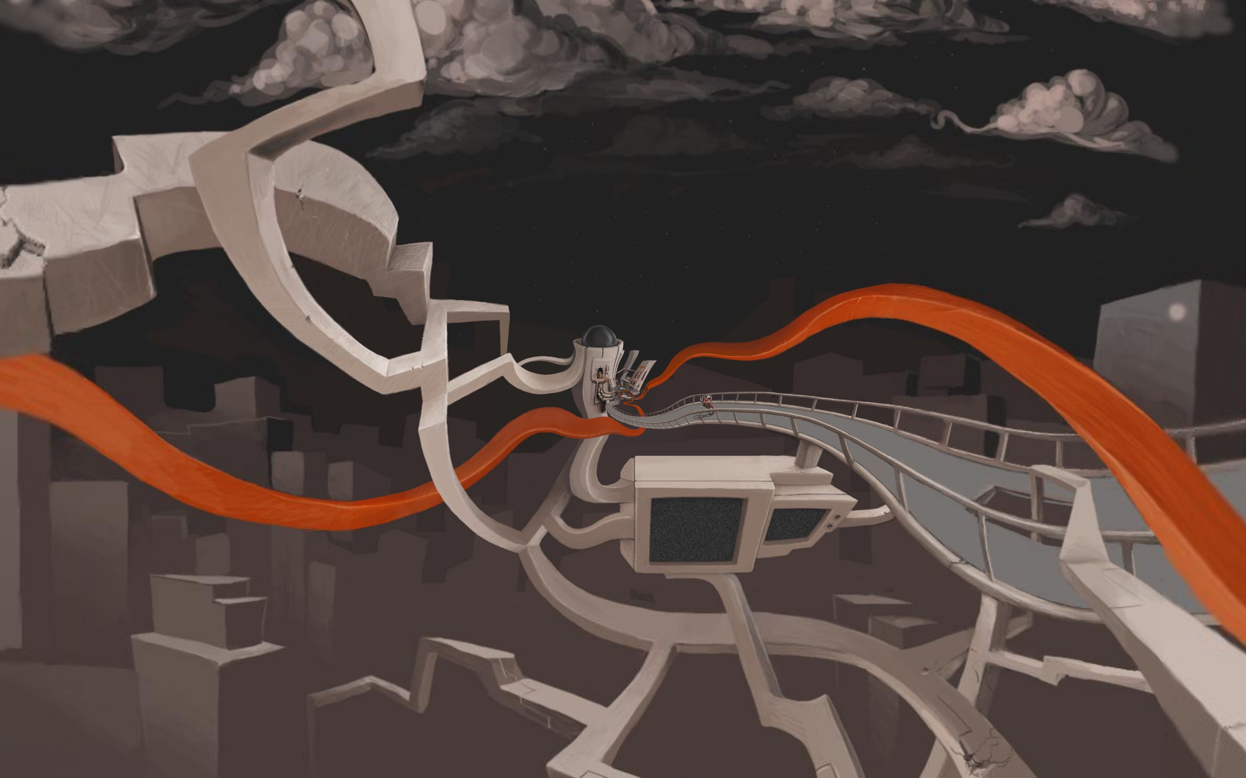 Screenshot von Zoomquilt - The infinitely zooming image